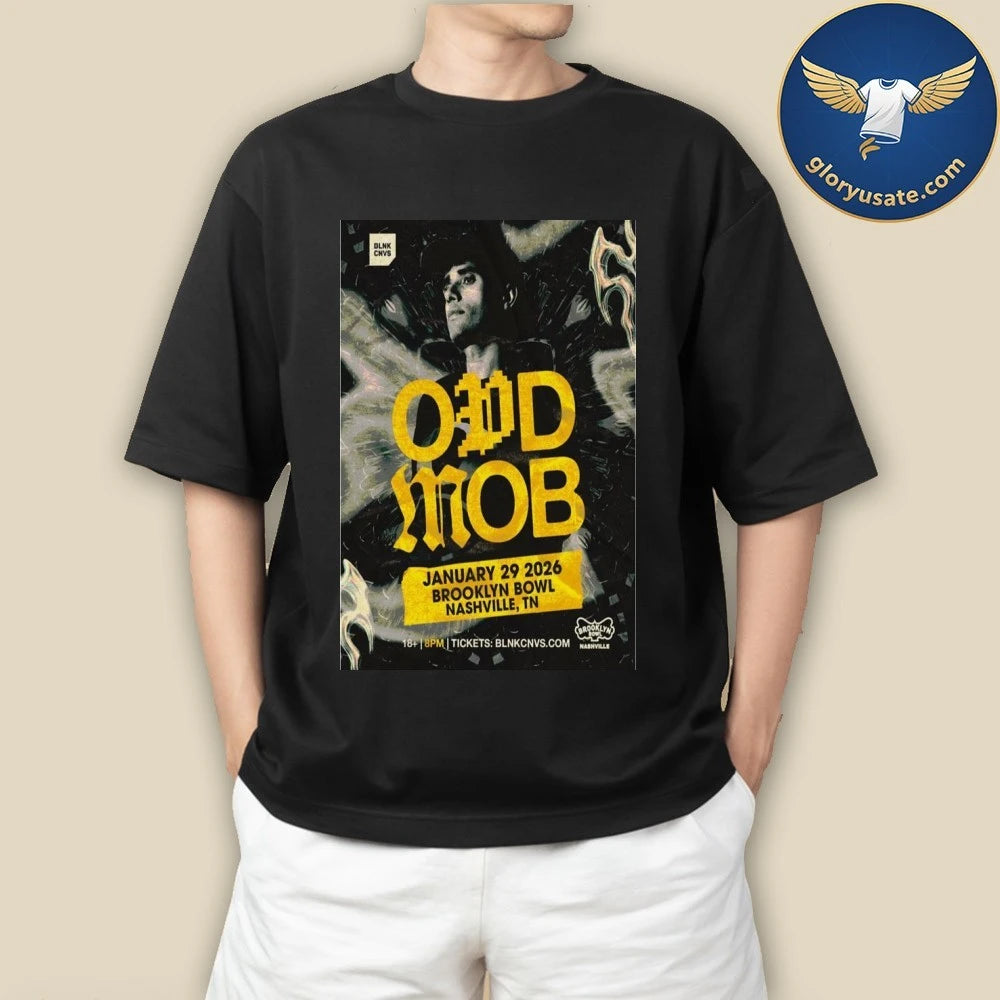 Official Odd Mob Brooklyn Bowl January 29 2026 Concert Poster Shirt
