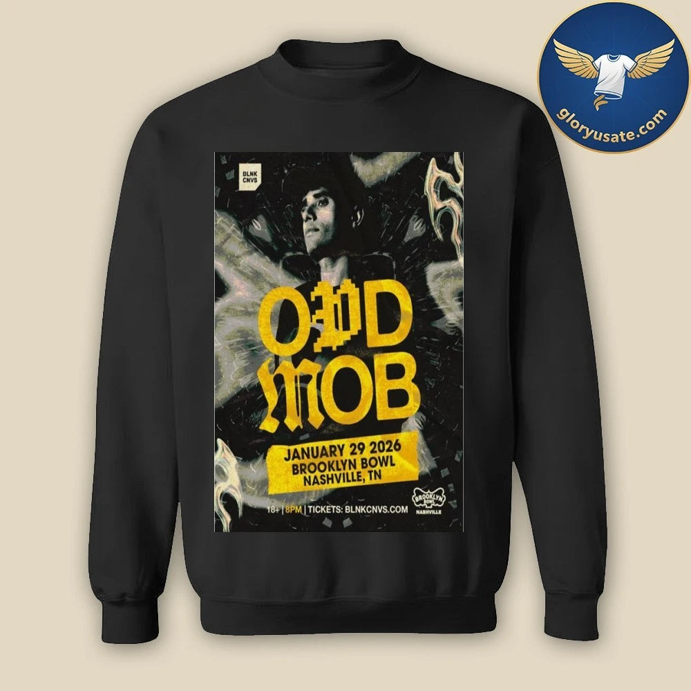 Official Odd Mob Brooklyn Bowl January 29 2026 Concert Poster Shirt