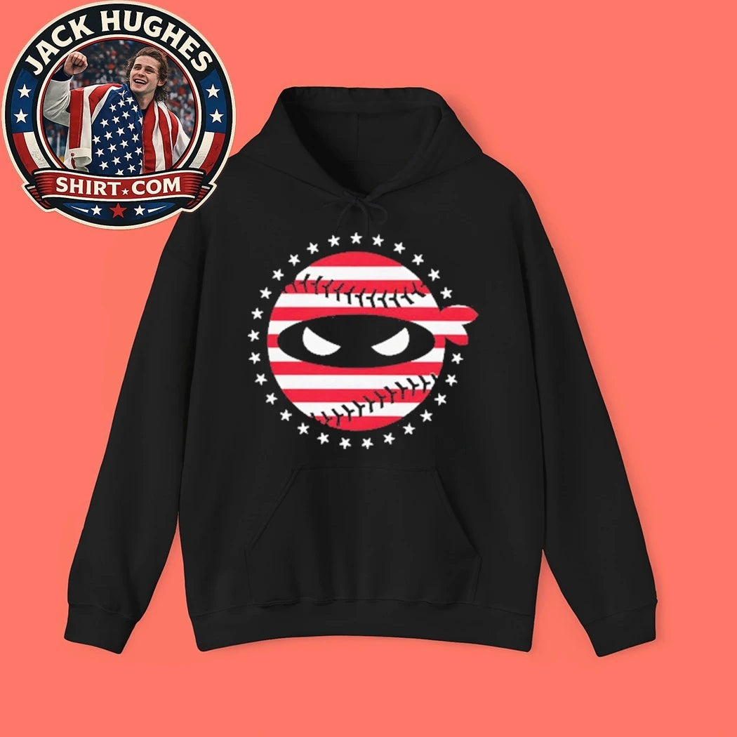 Official Paul Skenes Pitching Ninja Wbc Team Usa Logo Shirt