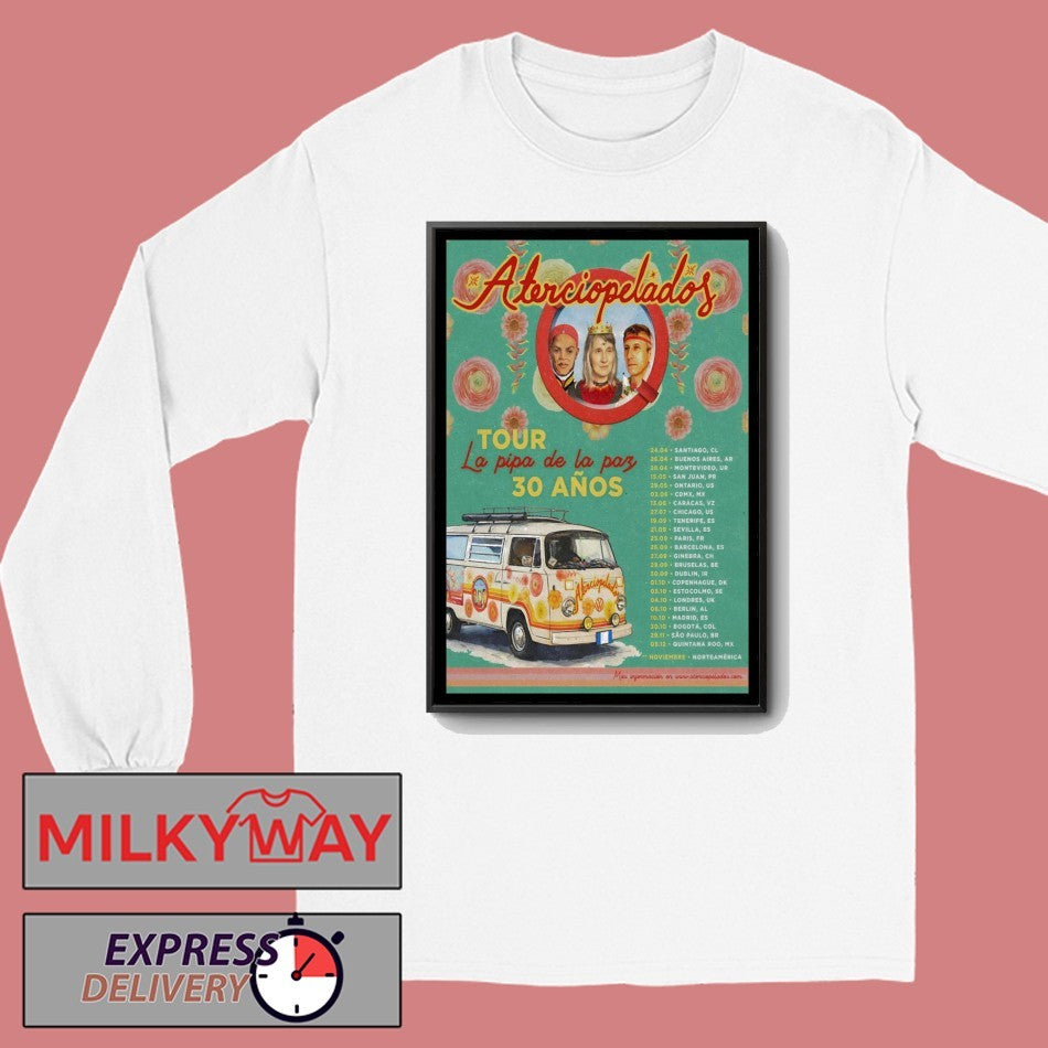 Poster Aterciopelados La Pipa De La Paz Tour 2026 shirt