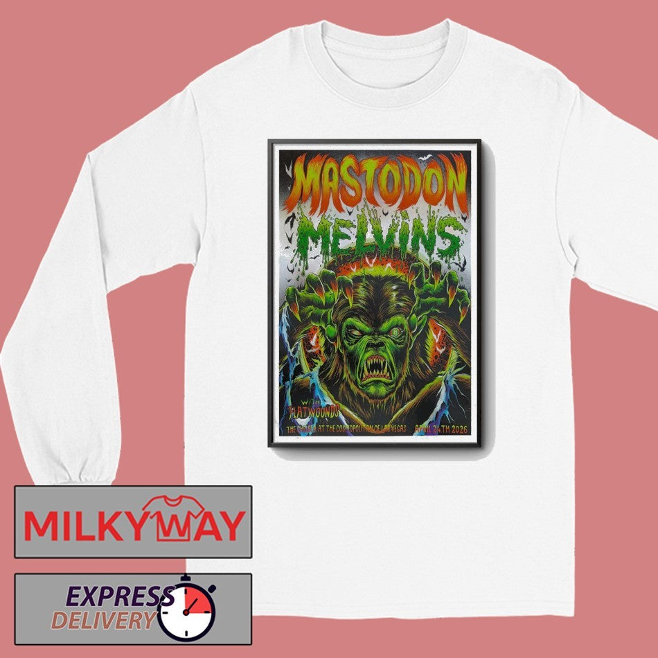 Poster Mastodon Las Vegas, NV Apr 24 2026 shirt