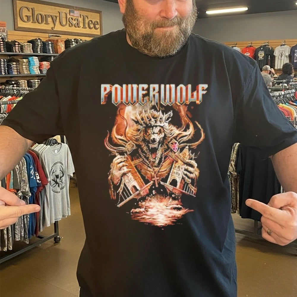 Official Powerwolf Wake Up The Wicked Tour 2026 London Tee At OVO Arena Wembley On March 7 2026 The Wembley Metal Mass Shirt