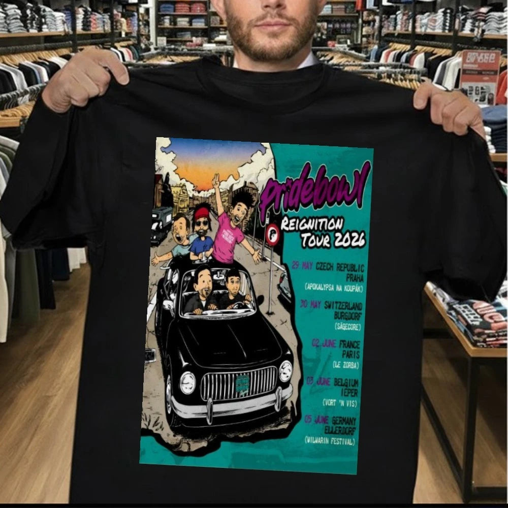 Official Pridebowl European Tour 2026 Poster Shirt