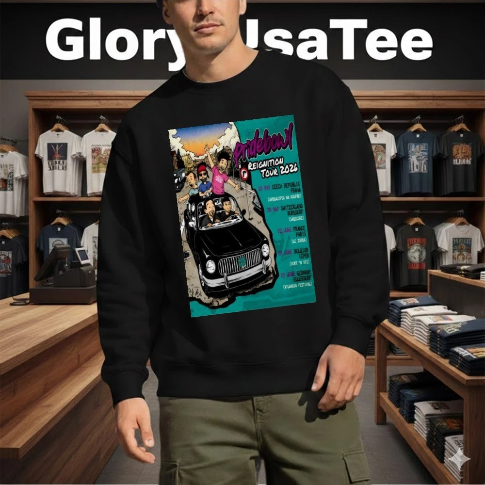 Official Pridebowl European Tour 2026 Poster Shirt