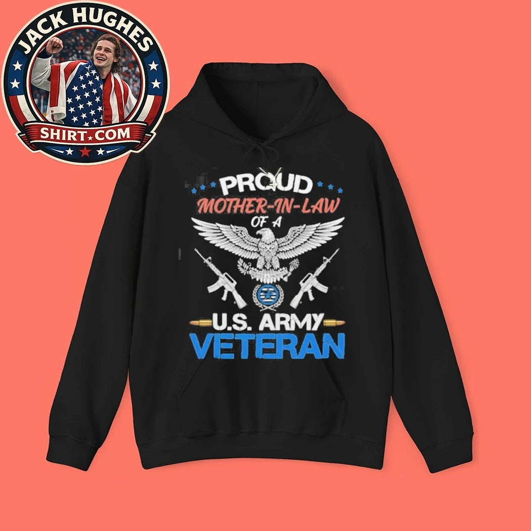Official Proud Mother In Law Of A U S Army Veteran Eagle Shirt