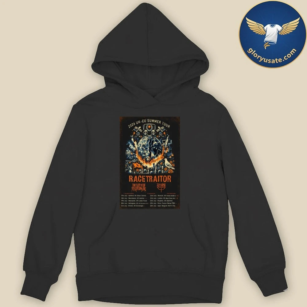 Official Racetraitor UK EU Summer Tour 2026 Poster Shirt
