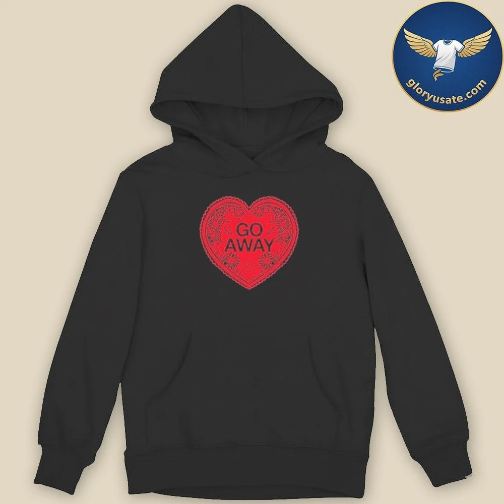 Official Riot Fest GO AWAY HEART Valentine 2026 Shirt
