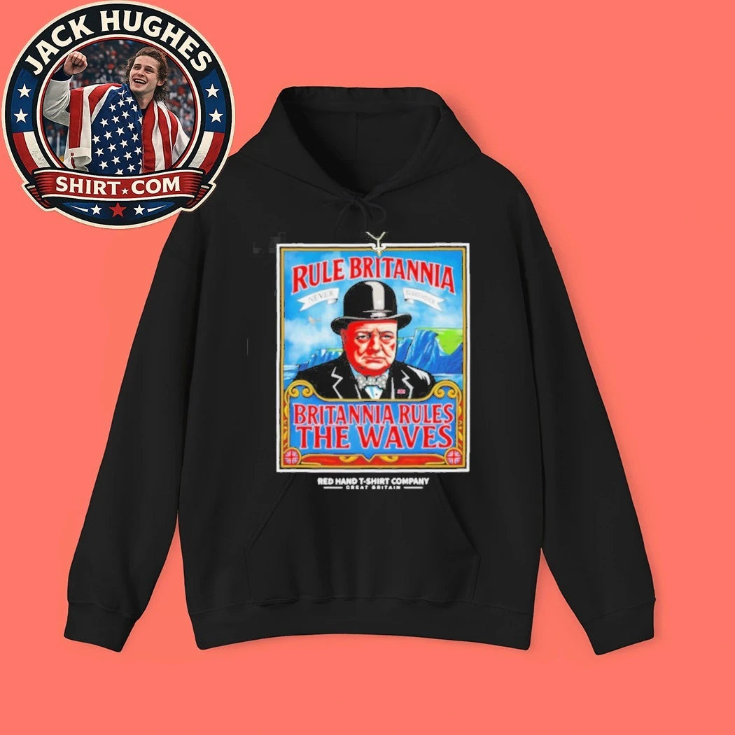 Official Rule Britannia Winston Churchill Never Surrender Great Britain Shirt