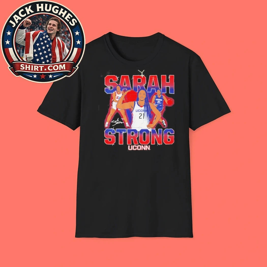Official Sarah Strong Uconn Huskies Basketball Player Shirt