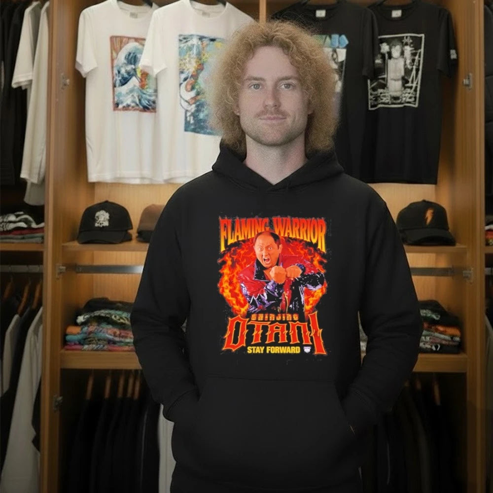Official Shinjiro Otani Flaming Warrior T-Shirt
