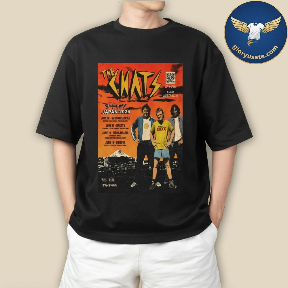 Official The Chats Japan Tour June 2026 Poster Shirt