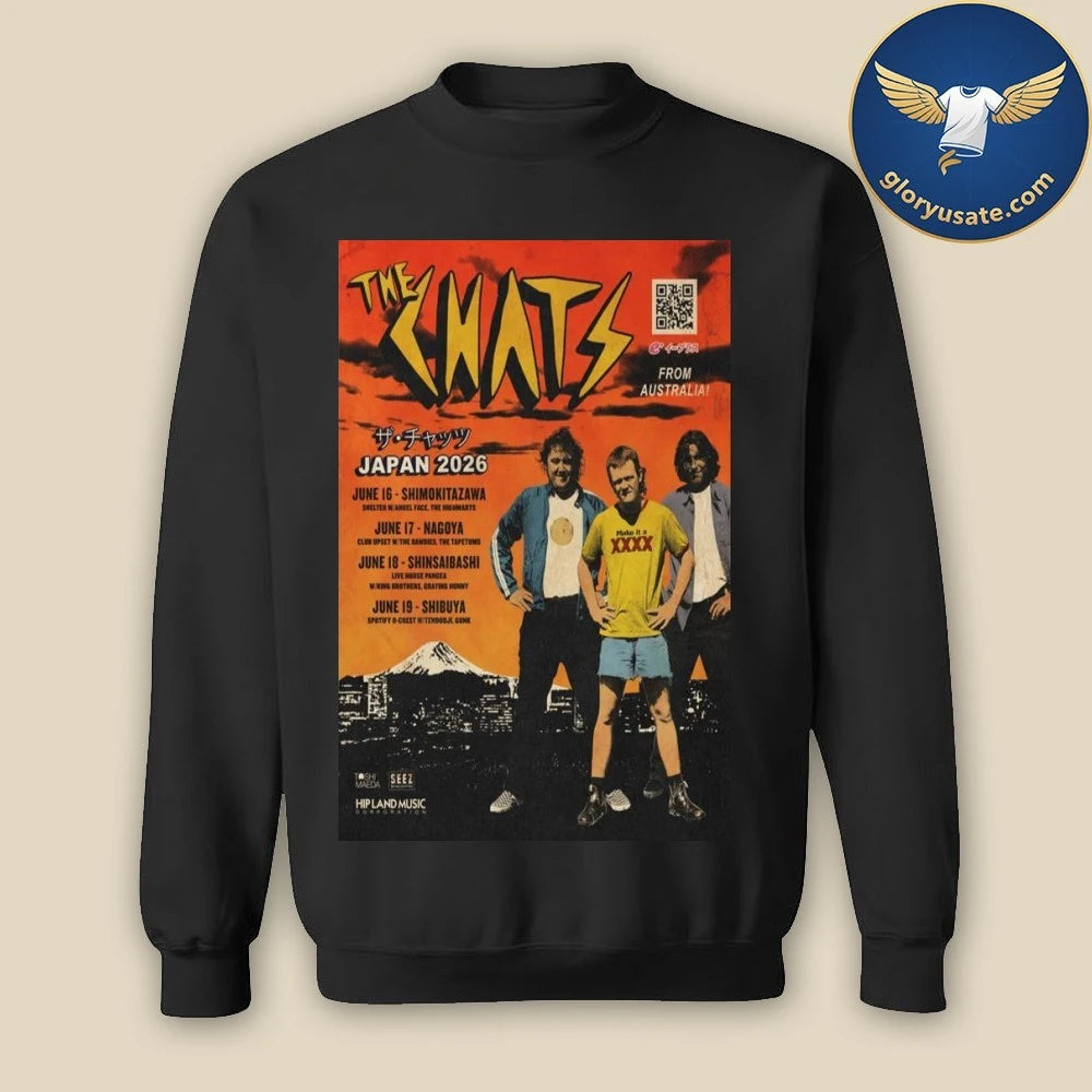 Official The Chats Japan Tour June 2026 Poster Shirt