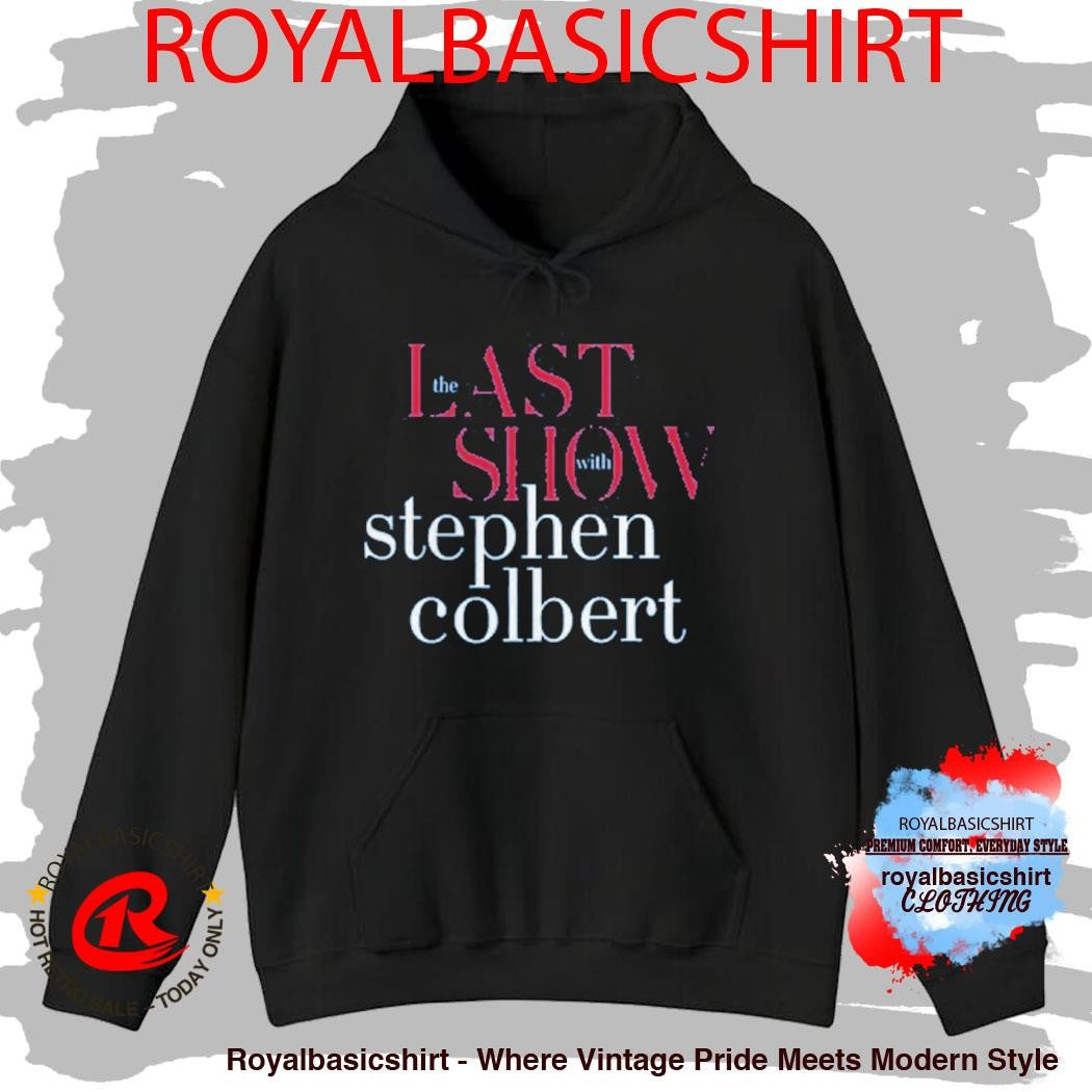 Official The Last Show Stephen Colbert Charity Shirt