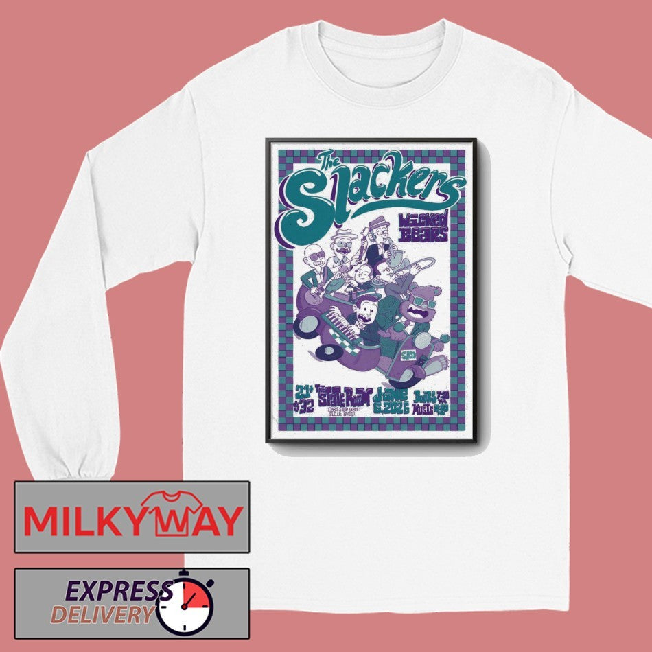 The Slackers The State Room in Salt Lake City UT Jun 6 2026 Poster shirt