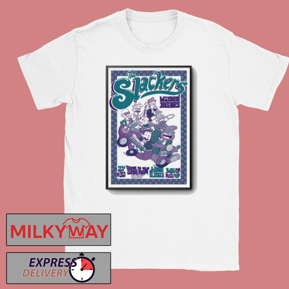 The Slackers The State Room in Salt Lake City UT Jun 6 2026 Poster shirt