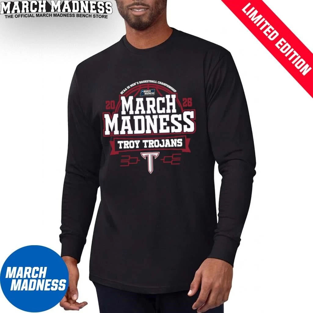 Official Troy Trojans March Madness NCAA Men’s Basketball 2026 T-Shirt
