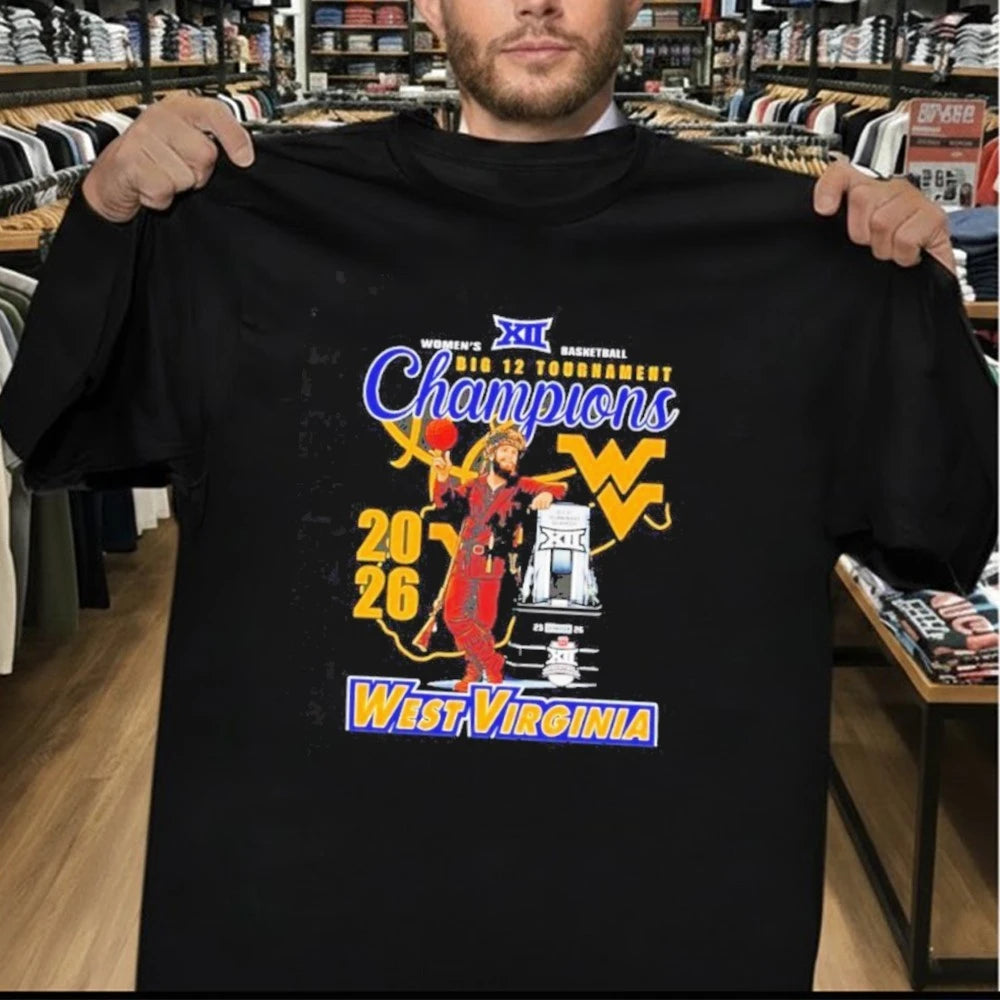 Official West Virginia Mountaineers Women’s Basketball Big 12 Tournament Champions Shirt