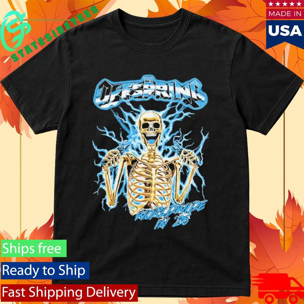 Offspring Spark Plug Skeleton 2026 Tour Shirt