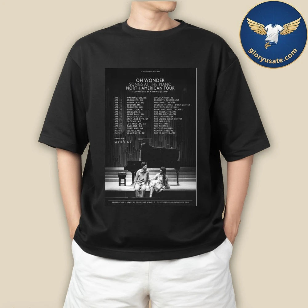 Oh Wonder North America Tour 2026 Poster Shirt
