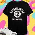 Oklahoma Basketball Raegan Beers Name Number Ball 15 Shirts