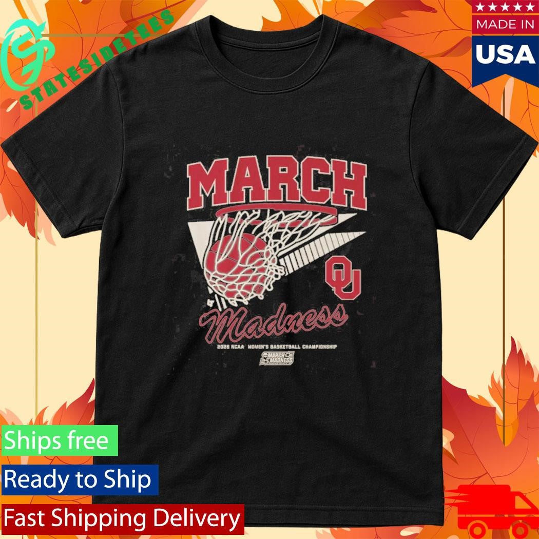 Oklahoma Sooners WBB 2026 March Madness Retro Swish Shirt
