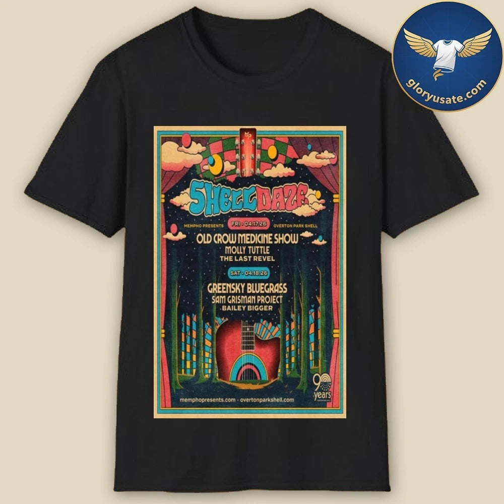 Old Crow Medicine Show April 18 2026 Memphis TN Poster Shirt
