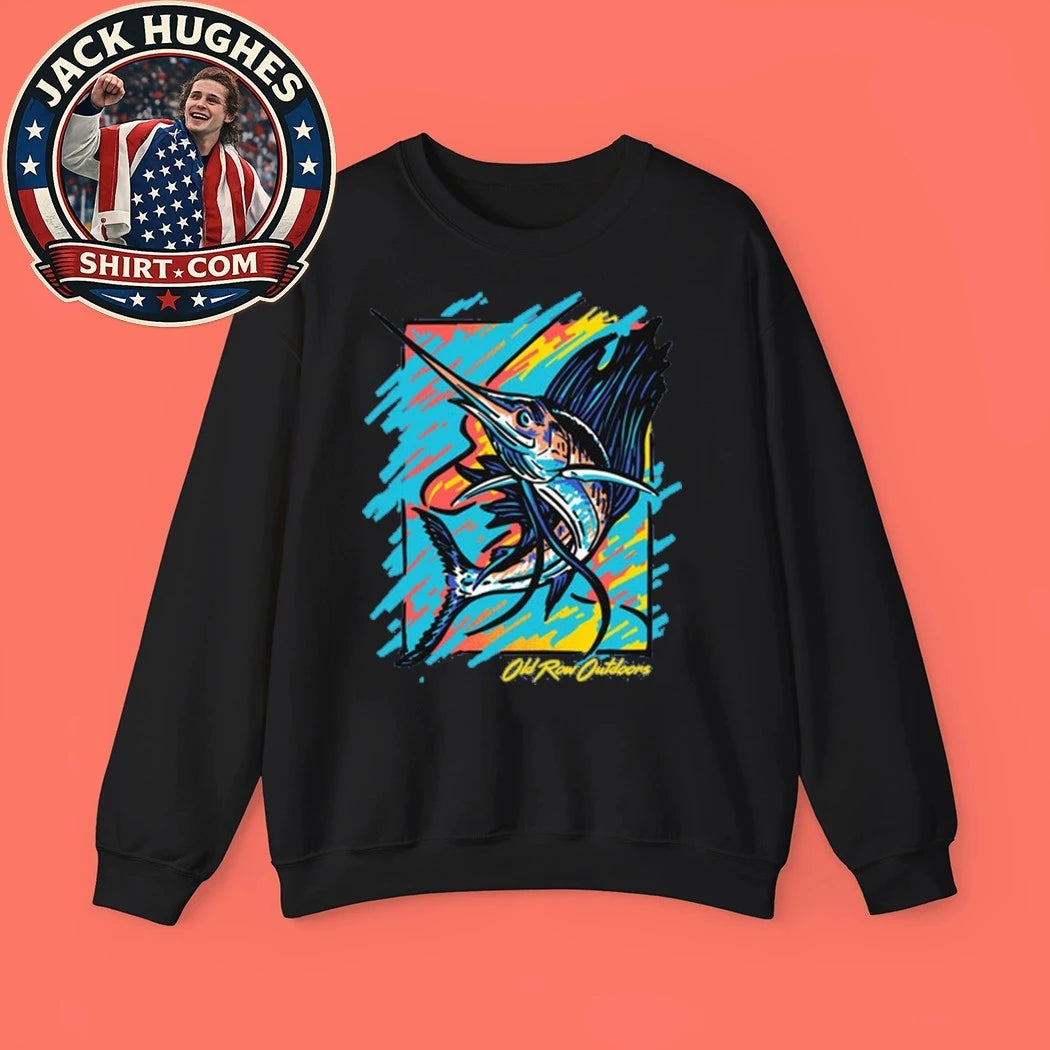 Old Row Outdoors Neon Sailfish 2026 Shirt