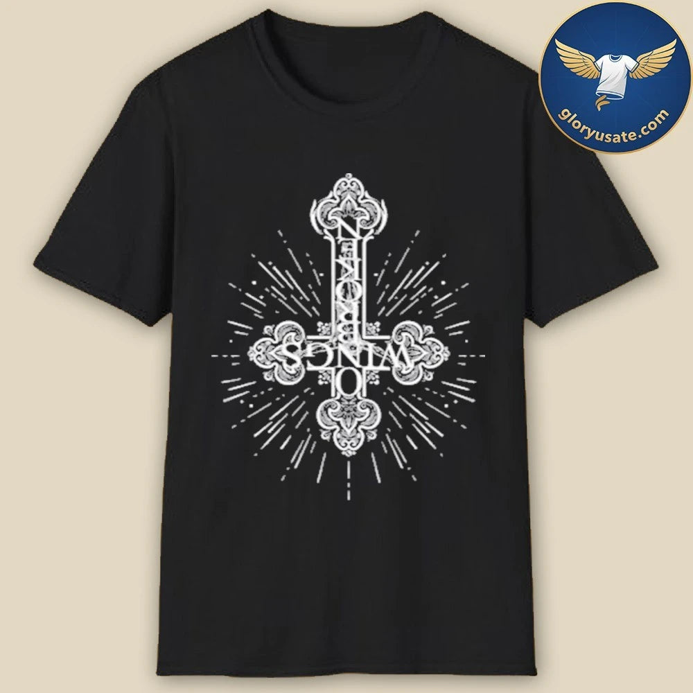 On Broken Wings Crucifix New Shirt