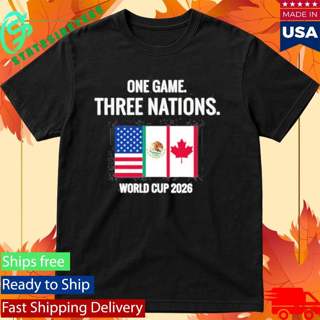 One Game Three Nations World Cup 2026 Shirt