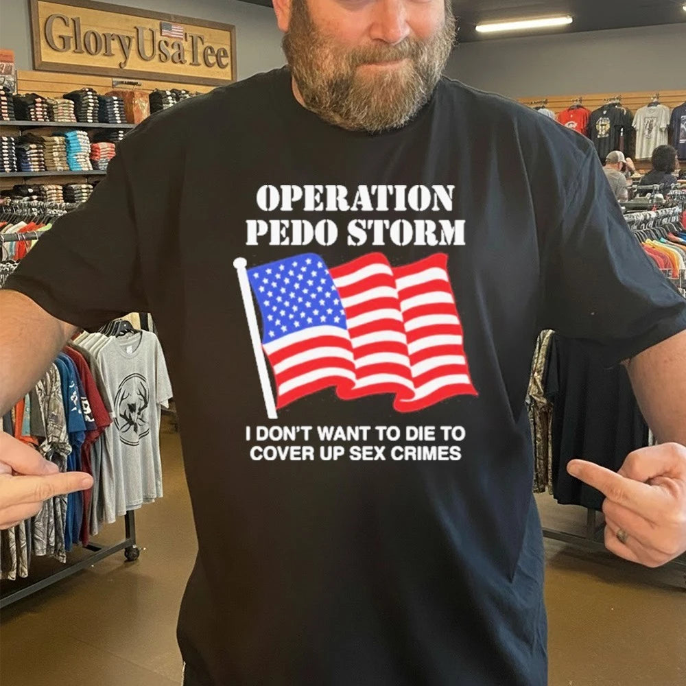 Operation Storm I Don’t Want To Die To Cover Up Crimes Shirt