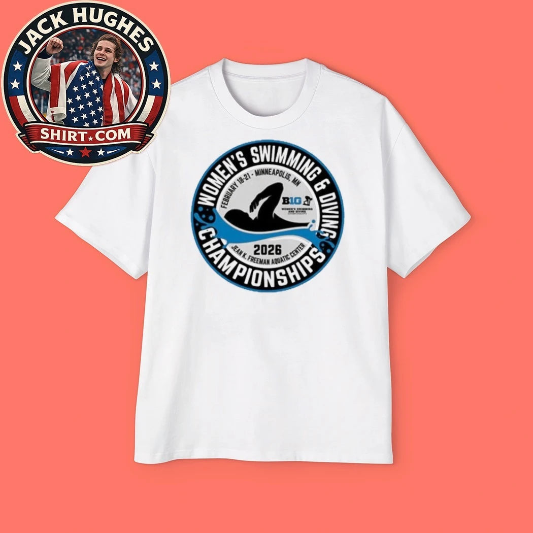 Original 2026 Big Ten Womens Swimming Diving Championships Minneapolis Shirt
