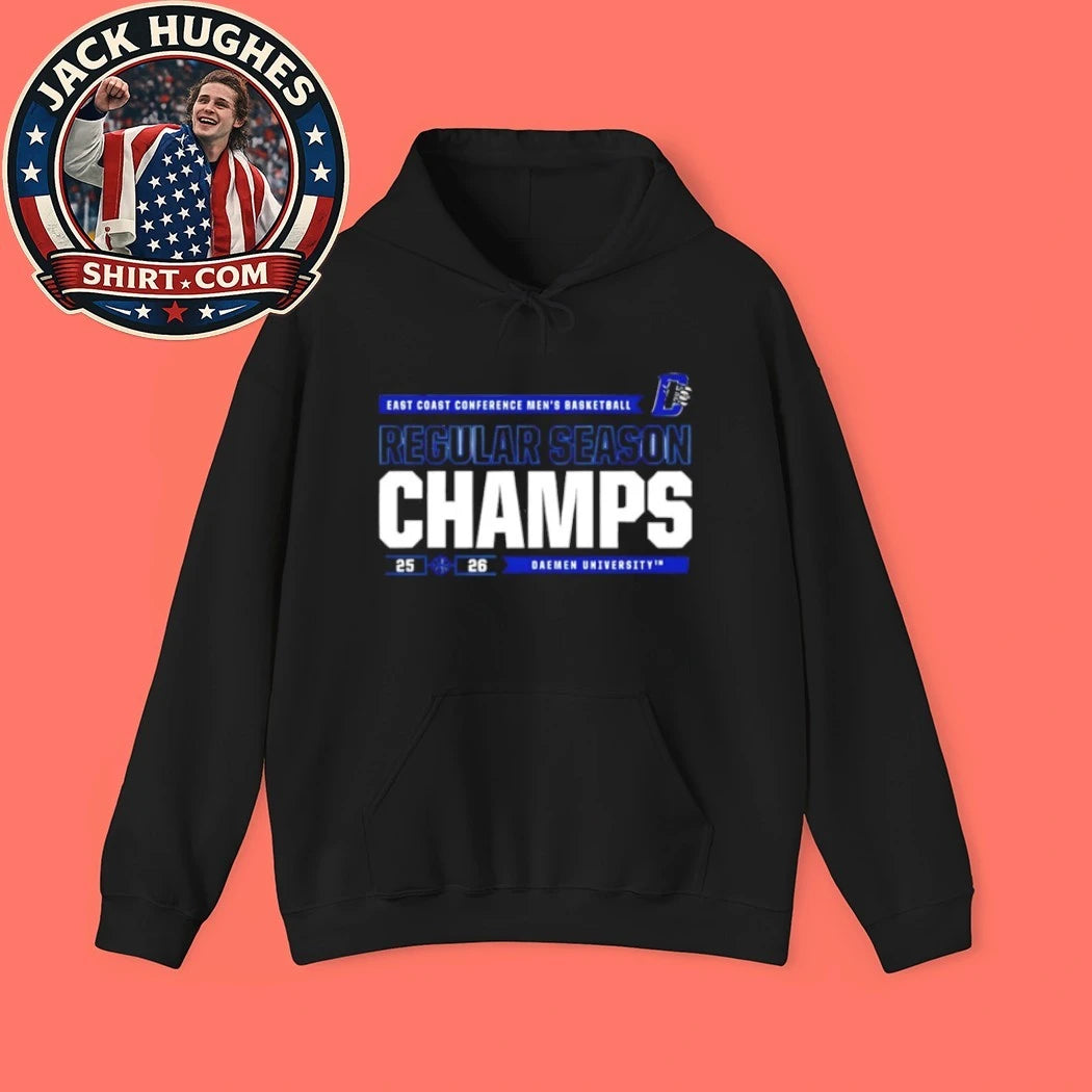 Original Daemen University Ecc Mens Basketball 2026 Regular Season Champs Shirt