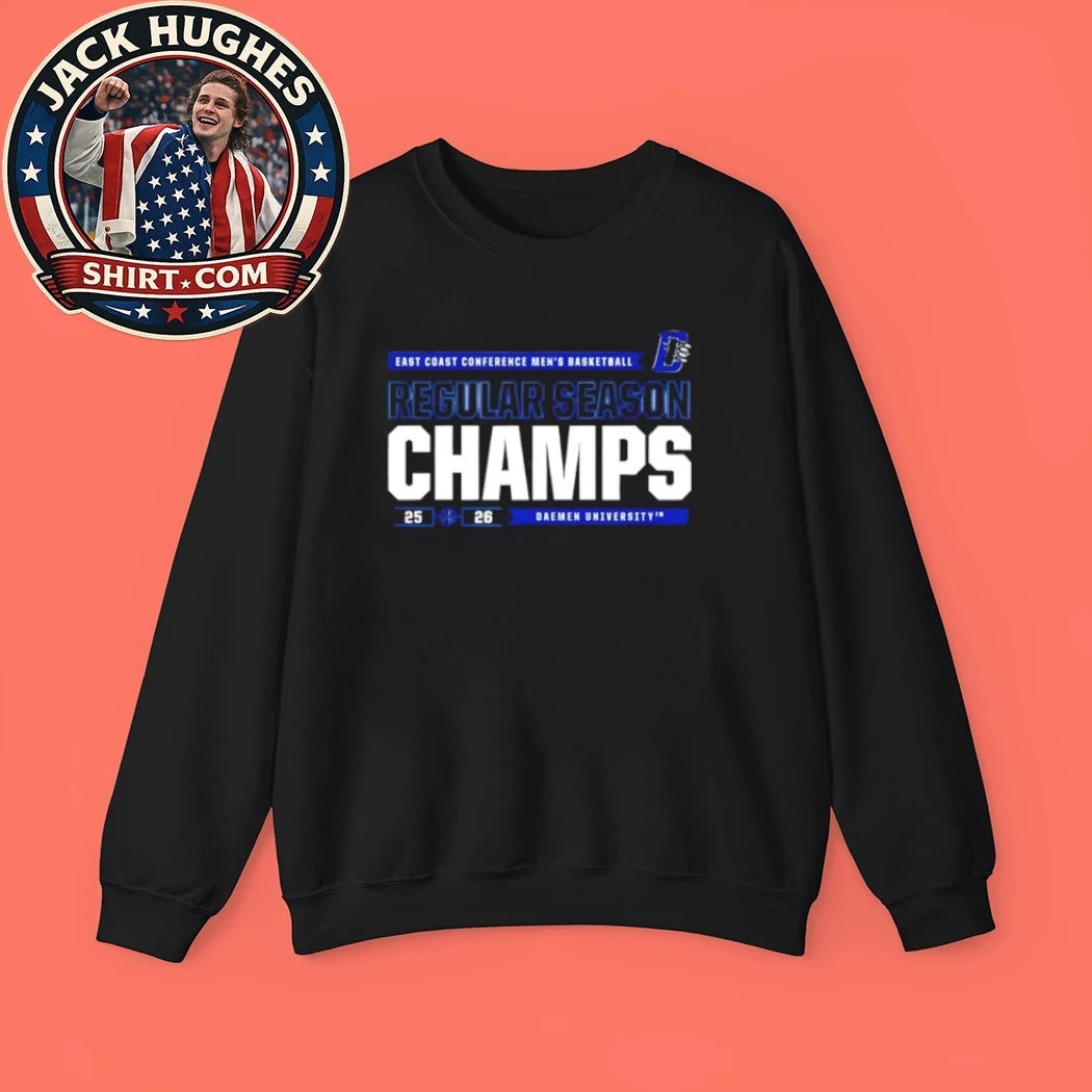 Original Daemen University Ecc Mens Basketball 2026 Regular Season Champs Shirt