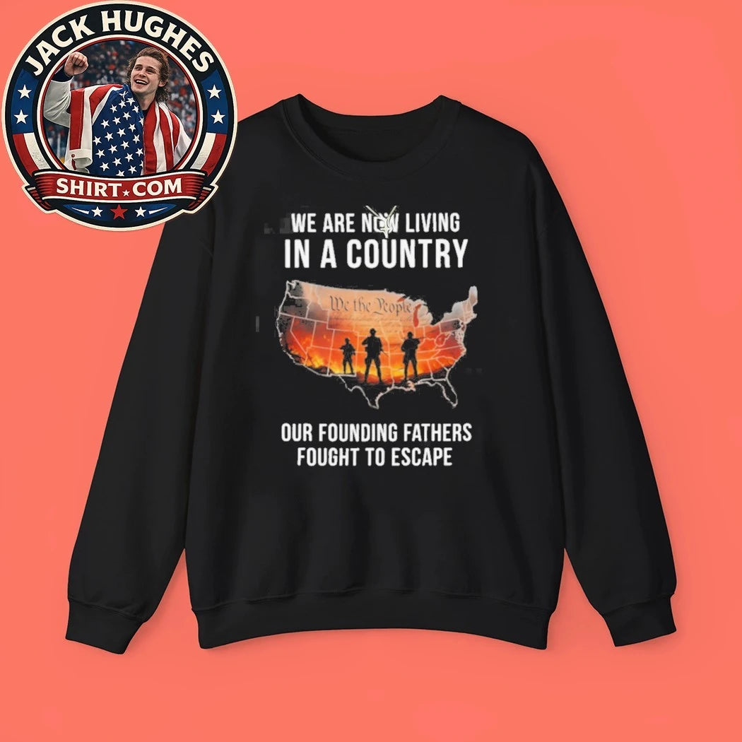 Original Founding Fathers Fought To Escape Patriotic Us Map Shirt