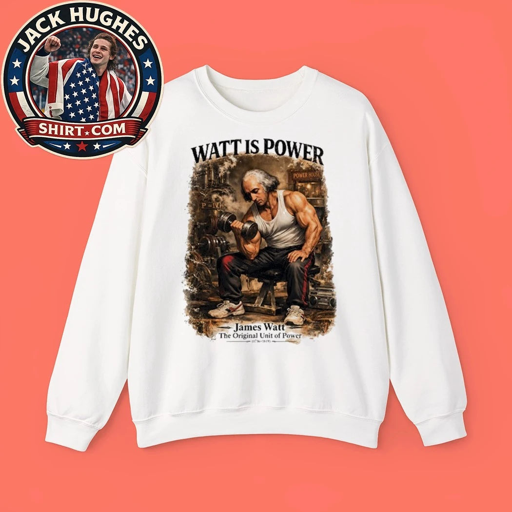 Original James Watt Is Power The Unit Of Power Shirt