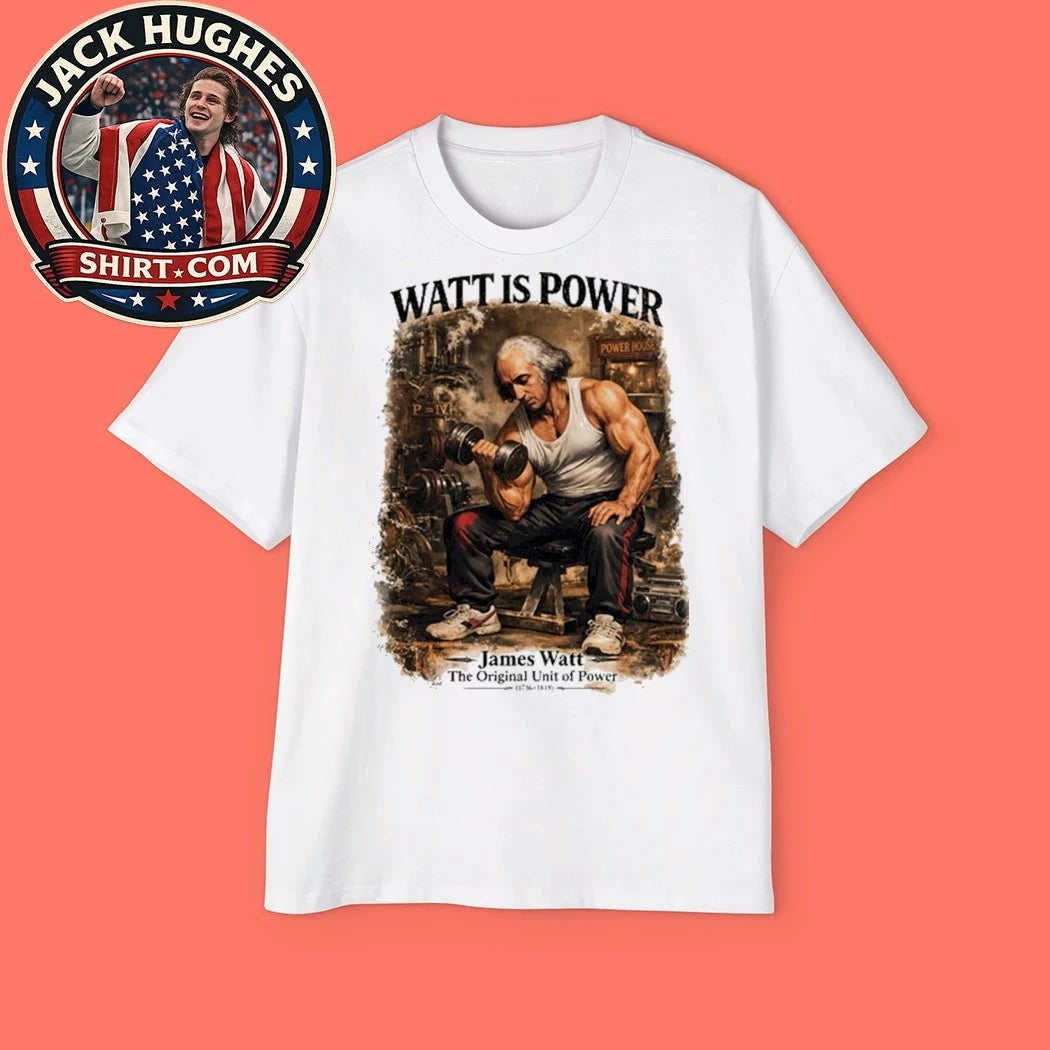 Original James Watt Is Power The Unit Of Power Shirt