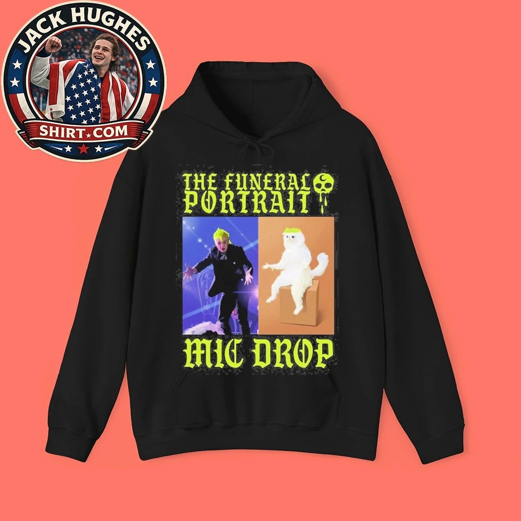Original The Funeral Portrait Mic Drop Meme Shirt