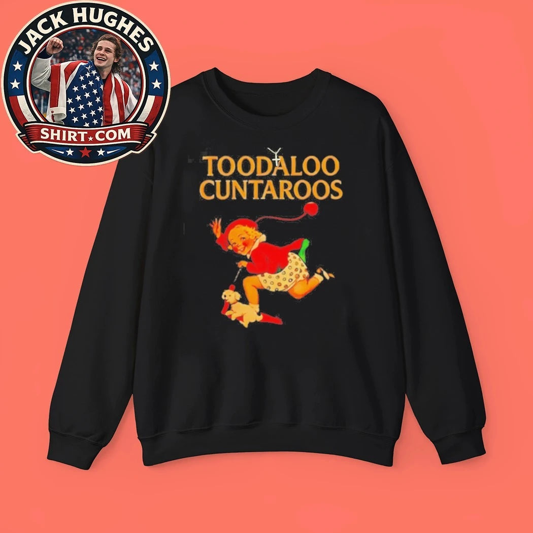 Original Toodaloo Cuntaroos Funny Vintage Girl On Scooter Humor Shirt