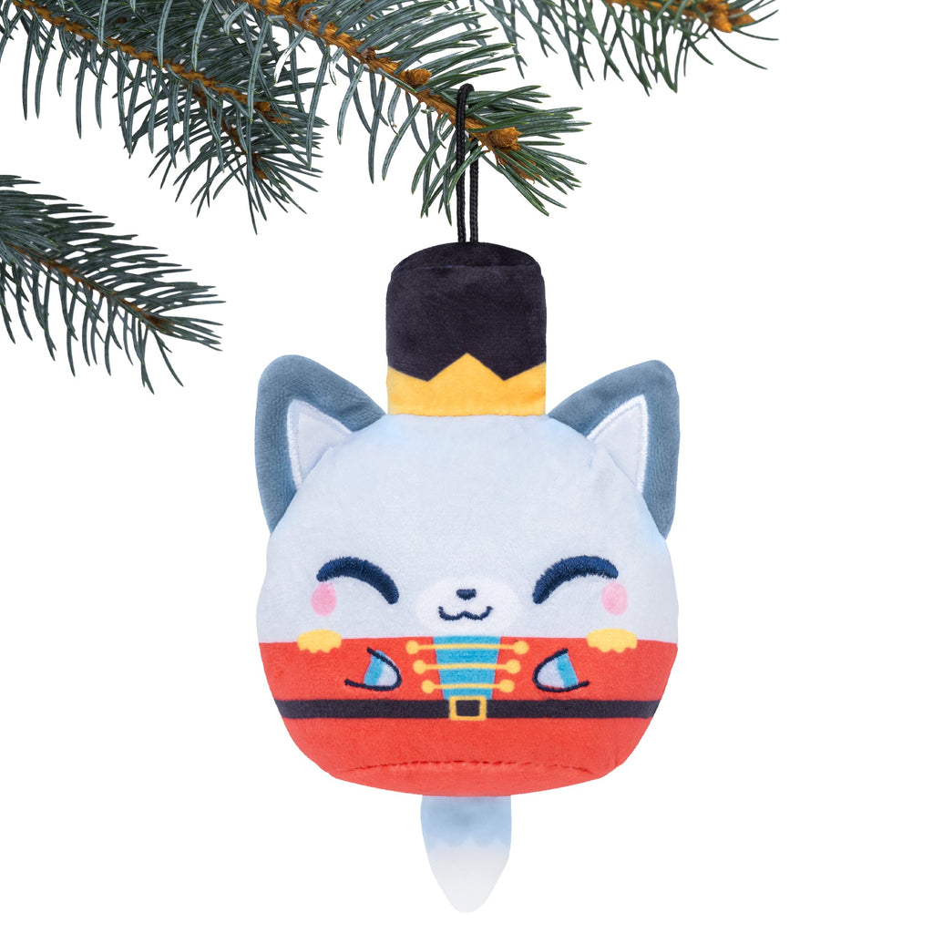 Nutcracker Fox Plushie Ornament