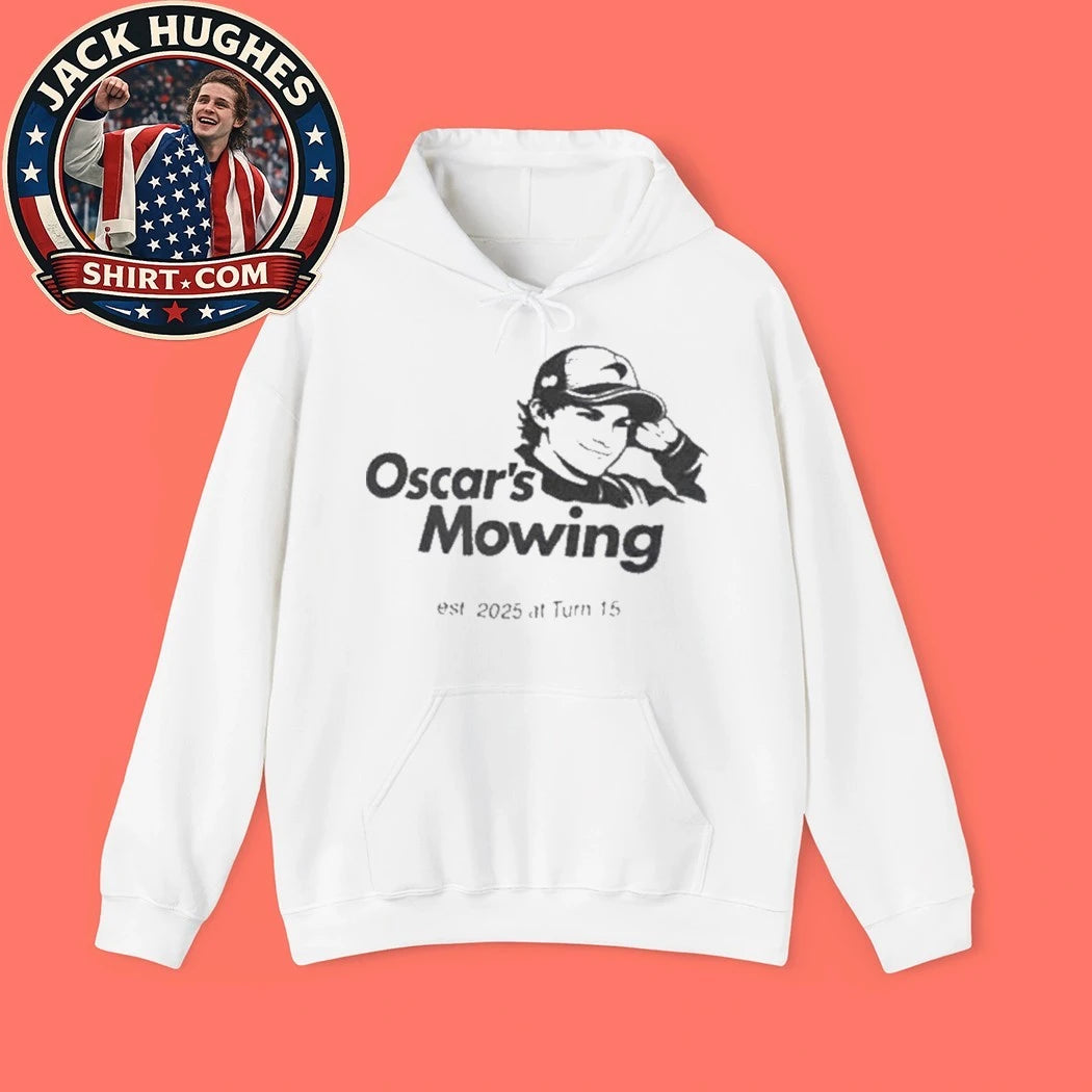 Oscar Piastri Oscar’s Mowing Est 2025 At Turn 15 Shirts