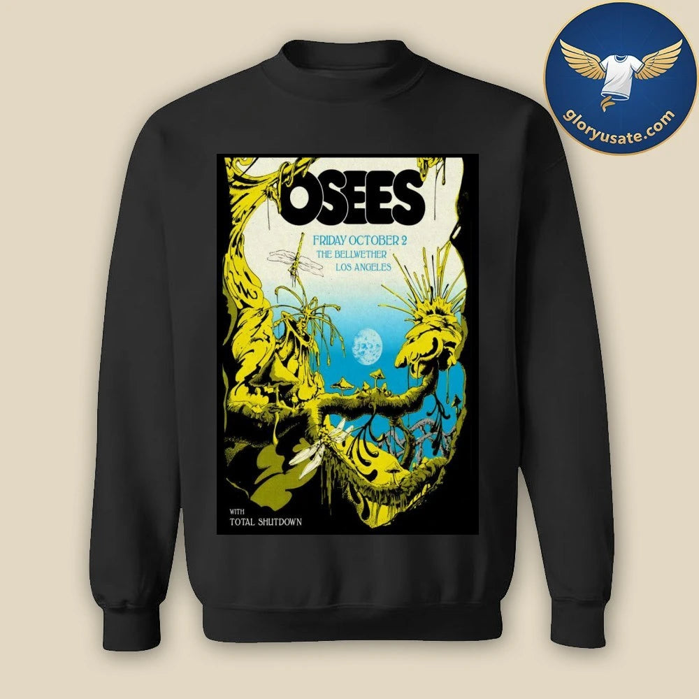 Osees Oct 2 2026 The Bellwether in Los Angeles CA Poster Shirt