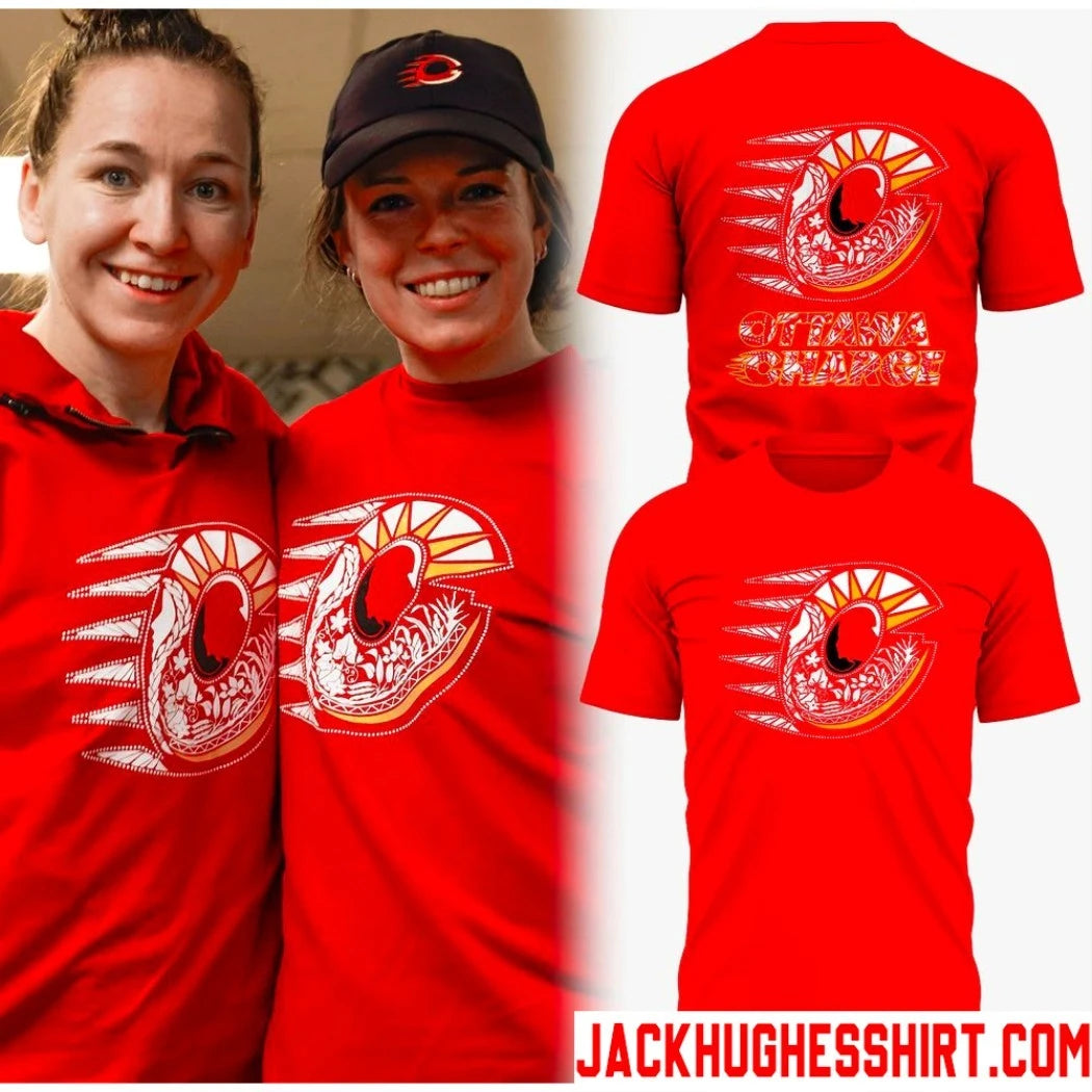 Ottawa Charge PWHL Celebration of Indigenous Heritage 2026 Logo Two Sided Shirt