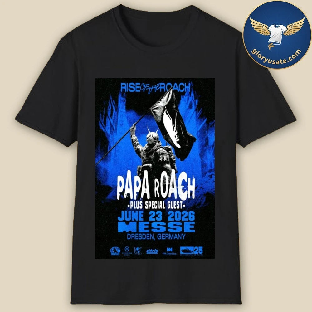 Papa Roach June 23 2026 Messe Dresden DE Poster Shirt