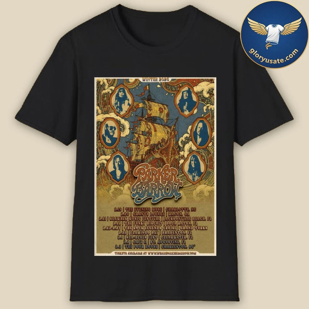 Parker Barrow Winter 2026 Tour Poster Shirt