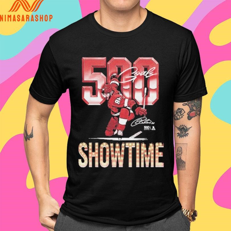Patrick Kane Detroit 500 Goals Showtime Shirts