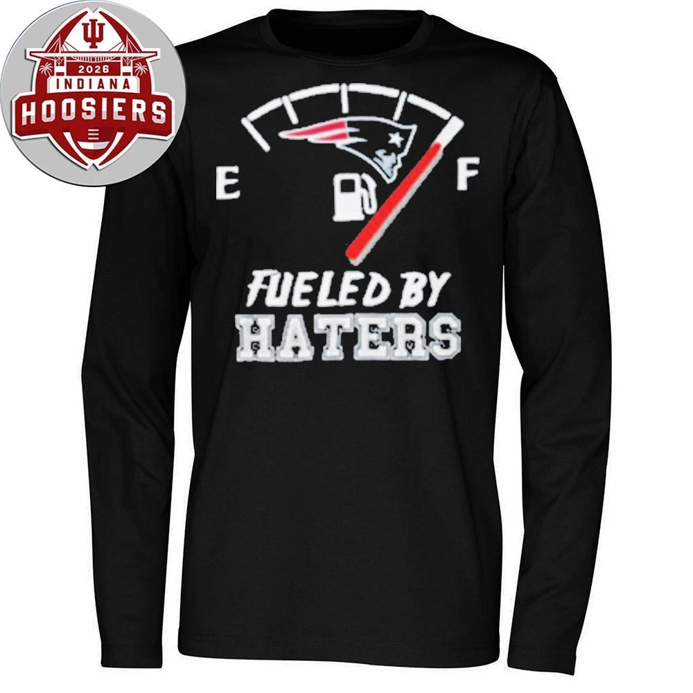 Patriots Logo Fueled By Haters Gas Gauge Funny Football Logo T-Shirt