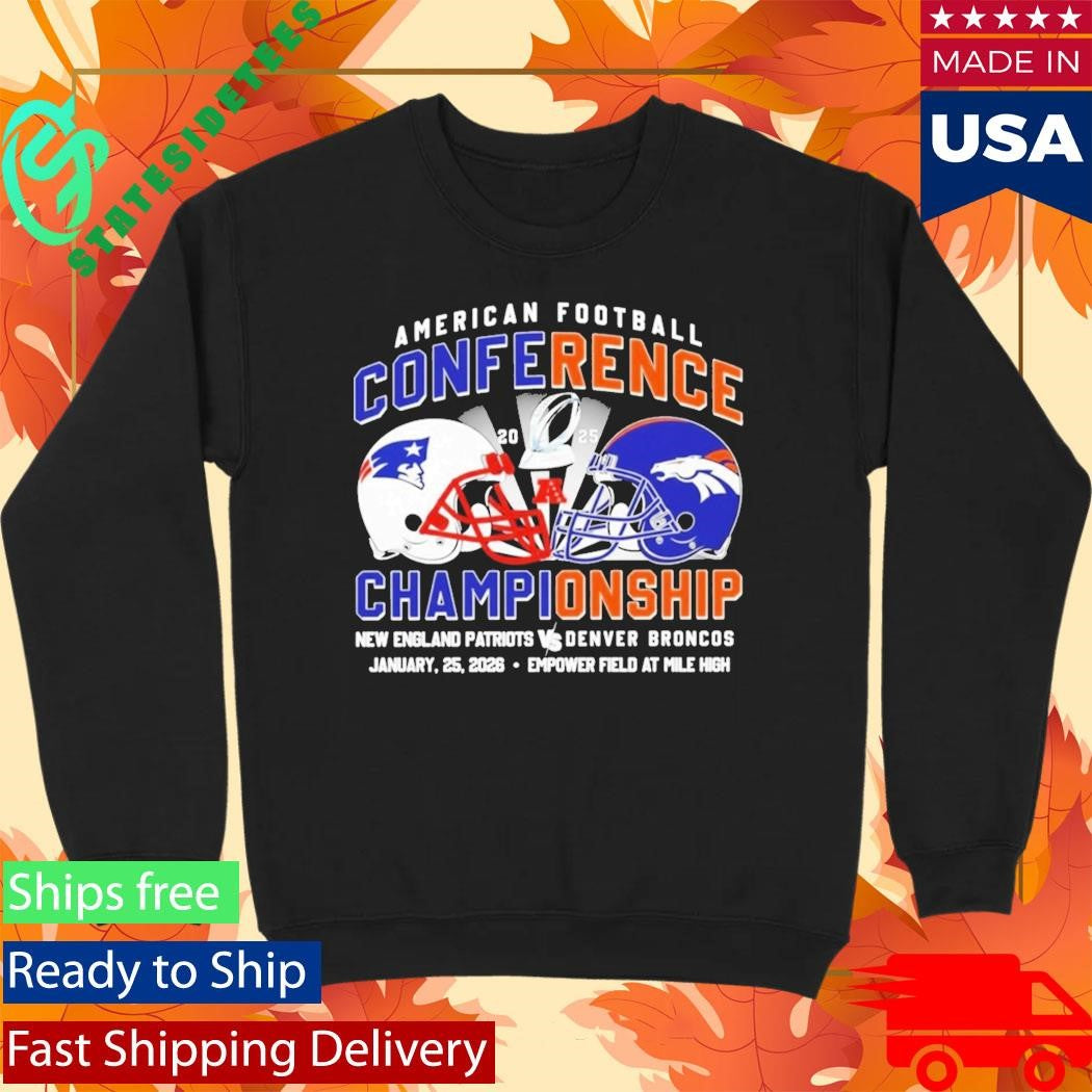 Patriots Vs Broncos 2026 AFC Conference Championship Shirt