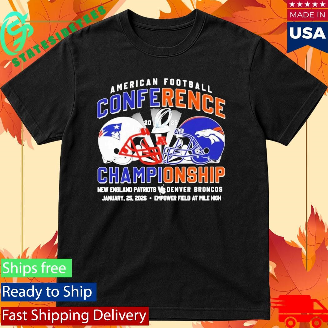 Patriots Vs Broncos 2026 AFC Conference Championship Shirt