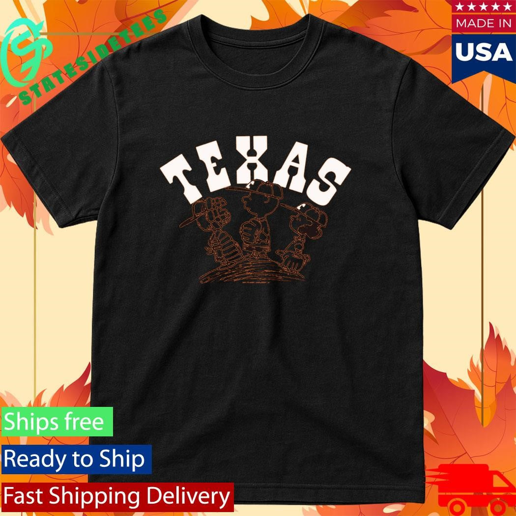 Peanuts Texas Baseball Mound Shirt