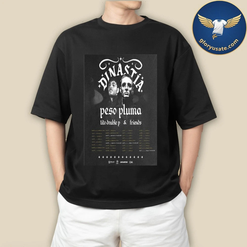 Peso Pluma Tito Double P Nos Fuimos De 2026 Tour Poster Shirt